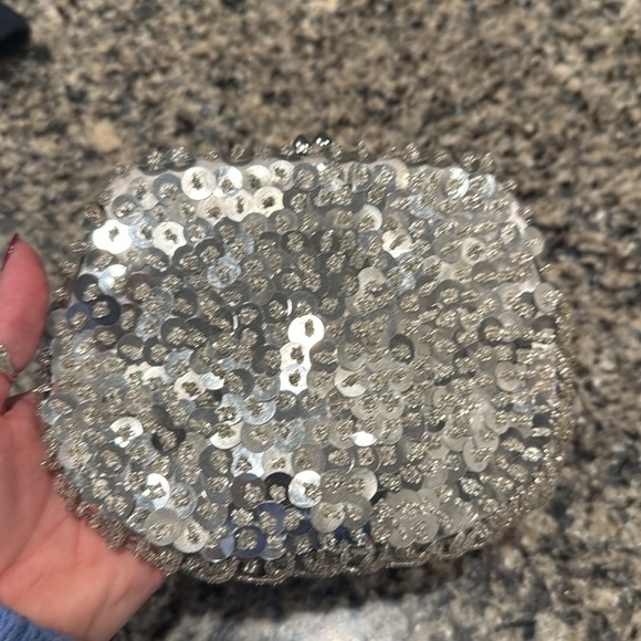 Elegant Sequin Evening Clutch - Gold and Pink - Picture 7 of 7